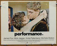 b748 PERFORMANCE movie lobby card #7 '70 Nicolas Roeg, James Fox