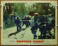 b764 RAINTREE COUNTY movie lobby card #6 '57 Montgomery Clift