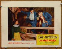 b774 RED PONY movie lobby card #5 '49 Robert Mitchum, Myrna Loy