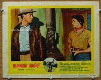 b789 RUNNING TARGET movie lobby card #4 '56 Doris Dowling, Franz