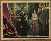 b814 SHADOW OF A DOUBT movie lobby card '43 Alfred Hitchcock, Cotten