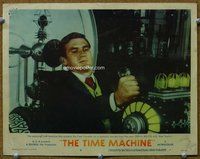 b890 TIME MACHINE movie lobby card #6 '60 great Rod Taylor close up!