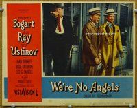 b929 WE'RE NO ANGELS movie lobby card #4 '55 Humphrey Bogart
