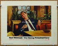 b965 YOUNG PHILADELPHIANS movie lobby card #2 '59 Paul Newman close up