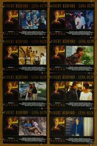 c403 HAVANA 8 English movie lobby cards '90 Robert Redford, Lena Olin