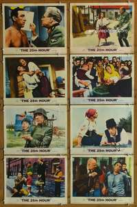 c042 25th HOUR 8 movie lobby cards '67 Anthony Quinn, Virna Lisi