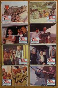 c049 7 GUNS FOR THE MACGREGORS 8 movie lobby cards '67 Robert Wood
