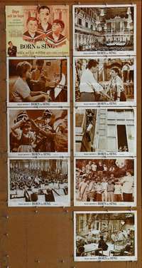 c015 ALMOST ANGELS 9 movie lobby cards '62 Disney, Born to Sing!