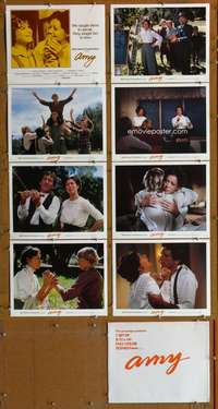 c076 AMY 8 movie lobby cards '81 Disney, Jenny Agutter, Barry Newman