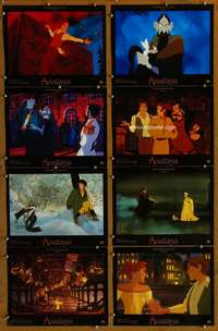 c077 ANASTASIA 8 movie lobby cards '97 Don Bluth animation!
