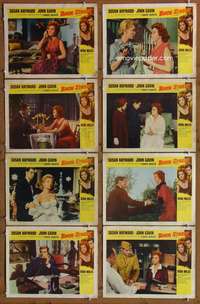 c094 BACK STREET 8 movie lobby cards '61 Susan Hayward, John Gavin