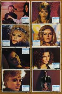 c144 BLUEBEARD 8 movie lobby cards '72 Richard Burton, Heatherton
