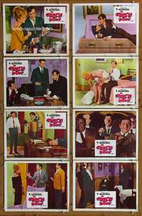 c171 BUSY BODY 8 movie lobby cards '67 Sid Caesar, Robert Ryan