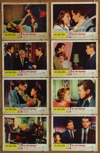 c172 BY LOVE POSSESSED 8 movie lobby cards '61 Lana Turner, Zimbalist