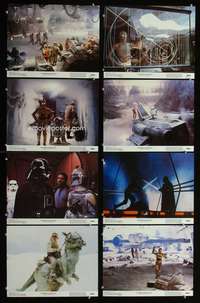 c292 EMPIRE STRIKES BACK 8 color movie 11x14 stills '80 George Lucas