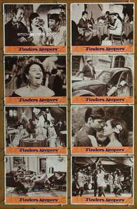 c321 FINDERS KEEPERS 8 movie lobby cards '67 English rock & roll!