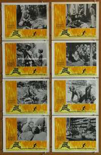 c334 FOOL KILLER 8 movie lobby cards '65 Tony Perkins, Edward Albert