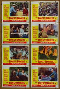 c337 FOREST RANGERS 8 movie lobby cards R58 Fred MacMurray, Goddard