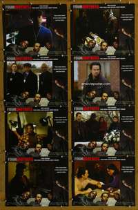 c341 FOUR BROTHERS 8 movie lobby cards '05 Mark Wahlberg, John Singleton