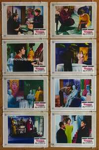 c356 GAMES 8 movie lobby cards '67 Simone Signoret, James Caan