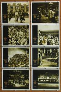 c379 GREATEST STORY EVER TOLD 8 movie lobby cards '65 George Stevens