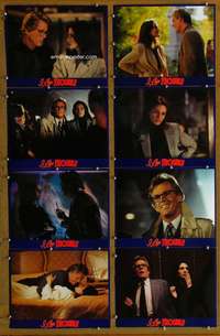 c440 I LOVE TROUBLE 8 movie lobby cards '94 Nick Nolte, Julia Roberts