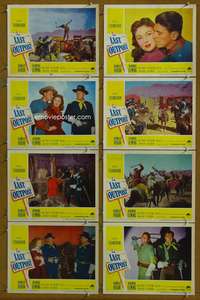 c500 LAST OUTPOST 8 movie lobby cards '51 Ronald Reagan, Fleming