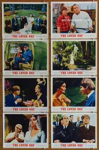 c526 LOVED ONE 8 movie lobby cards '65 classic black comedy, Winters