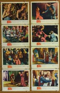 c530 MAGIC SWORD 8 movie lobby cards '61 Basil Rathbone, fantasy!