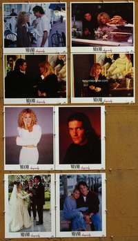 c553 MIAMI RHAPSODY 8 movie lobby cards '95 Sarah Jessica Parker
