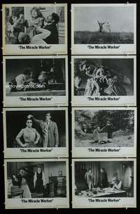c560 MIRACLE WORKER 8 movie lobby cards '62 Anne Bancroft, Patty Duke