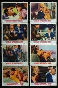 c563 MISTER BUDDWING 8 int'l movie lobby cards '66 Woman Without a Face!