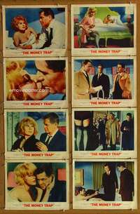 c568 MONEY TRAP 8 movie lobby cards '65 Glenn Ford, Sommer, Hayworth