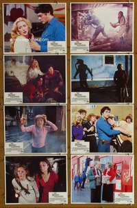 c577 MY BLOODY VALENTINE 8 movie lobby cards '81 Paul Kelman, horror!