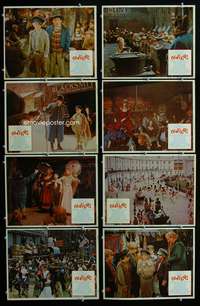 c603 OLIVER 8 movie lobby cards '69 Charles Dickens, Reed, Ron Moody