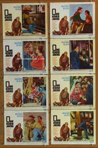 c607 ONE EYED JACKS 8 movie lobby cards '61 Brando directed & starred!