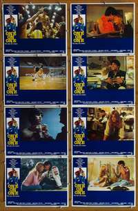 c610 ONE ON ONE 8 movie lobby cards '77 Robby Benson, basketball!