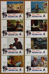 c611 ONLY WHEN I LARF 8 movie lobby cards '69 Richard Attenborough