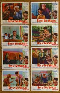 c625 PAW 8 movie lobby cards R62 Danish, Boy of Two Worlds!