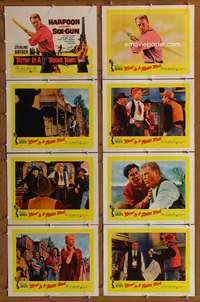 c800 TERROR IN A TEXAS TOWN 8 movie lobby cards '58 Sterling Hayden