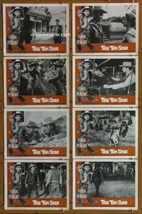 c821 TIN STAR 8 movie lobby cards R65 Henry Fonda, Anthony Perkins