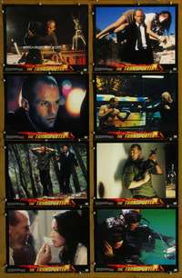 c832 TRANSPORTER 8 movie lobby cards '02 Jason Stratham, crime!