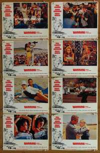 c885 WINNING 8 movie lobby cards '69 Paul Newman, Indy car racing!