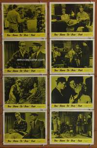 c905 YOU HAVE TO RUN FAST 8 movie lobby cards '61 cop killer!