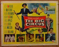 d413 BIG CIRCUS style B half-sheet movie poster '59 Mature, Red Buttons