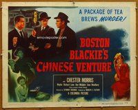 d424 BOSTON BLACKIE'S CHINESE VENTURE style A half-sheet movie poster '49