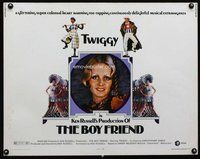 d425 BOY FRIEND half-sheet movie poster '71 Twiggy, Tommy Tune