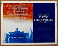 d449 CLOSE ENCOUNTERS OF THE THIRD KIND S.E. half-sheet movie poster '80