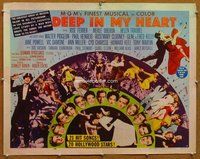 d463 DEEP IN MY HEART style A half-sheet movie poster '54 MGM musical!