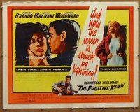 d513 FUGITIVE KIND half-sheet movie poster '60 Marlon Brando, Anna Magnani